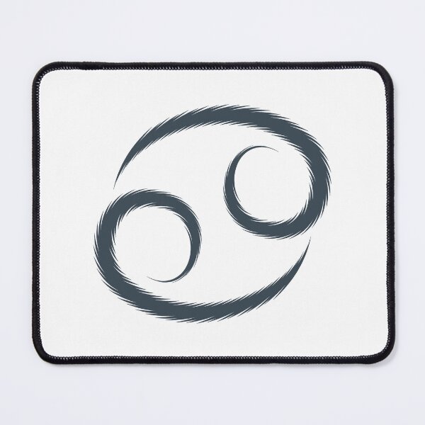 Item preview, Charcoal Cancer Crab Zodiac Symbol Design designed and sold by pattern-archive.