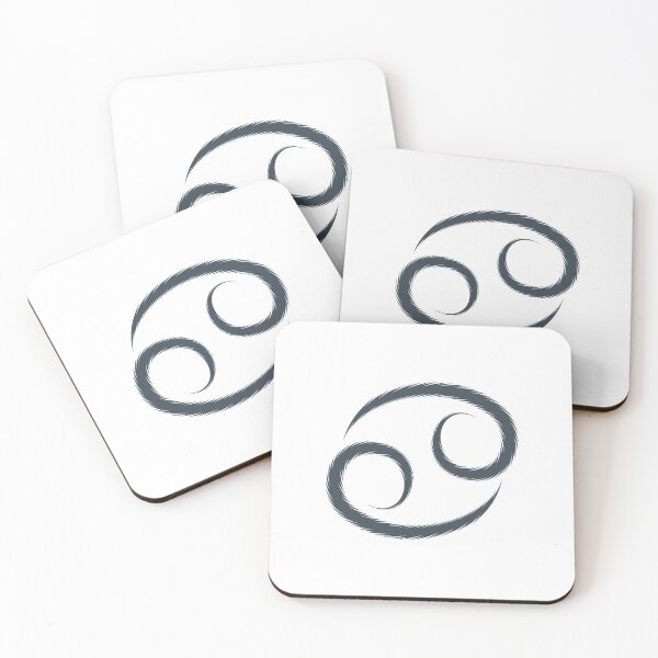Item preview, Charcoal Cancer Crab Zodiac Symbol Design designed and sold by pattern-archive.