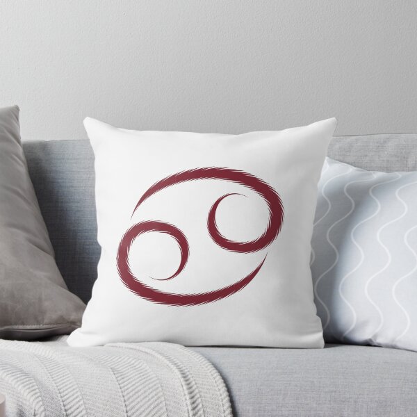 Item preview, Burgundy Cancer Crab Zodiac Symbol Design designed and sold by pattern-archive.