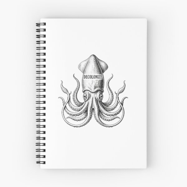 Item preview, Decolonize Vintage Squid Kraken Tentacles Graphic    designed and sold by Owcomm.