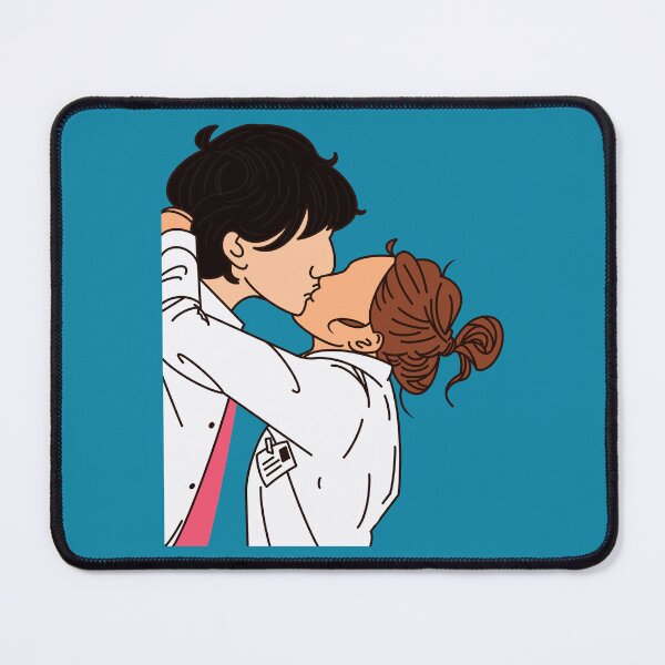 Item preview, "The Love Hypothesis" Olive and Adam (Blue Background) designed and sold by jamierachelz.