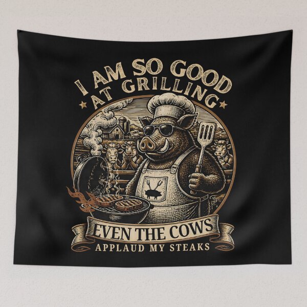 Item preview, I Am So Good At Grilling Funny BBQ Chef Gifts T-Shirt designed and sold by LeSoniPapaPrint.