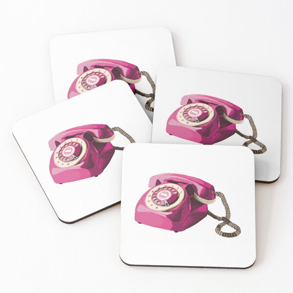Item preview, Pink Retro Telephone designed and sold by OmaElza.