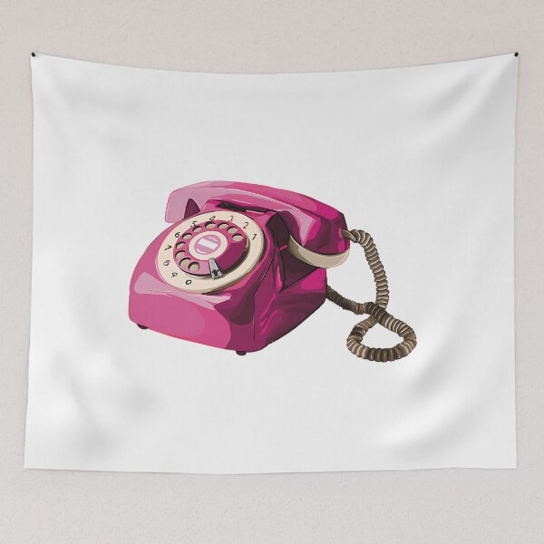 Item preview, Pink Retro Telephone designed and sold by OmaElza.