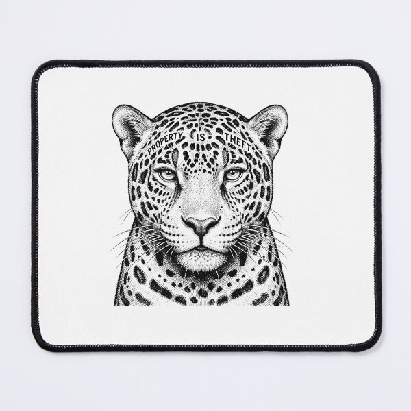 Item preview, Property Is Theft Socialist Panther Quote designed and sold by Owcomm.