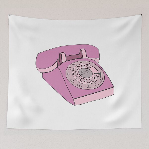 Item preview, Pink Retro Rotary Phone designed and sold by OmaElza.