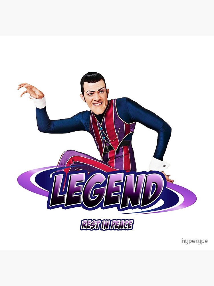 Robbie Rotten Silhouette - We Are Number One  Art Print for Sale by  spencespry