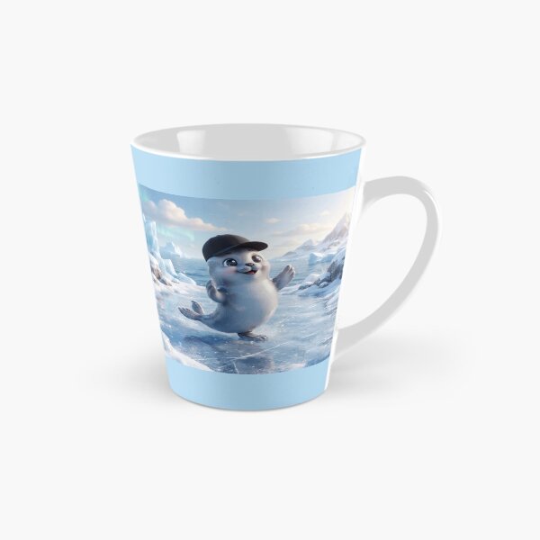 Item preview, Art of a cute baby seal wearing a cap designed and sold by Azurart2.
