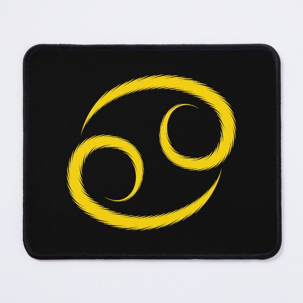 Item preview, Gold Cancer Crab Zodiac Symbol Design designed and sold by pattern-archive.