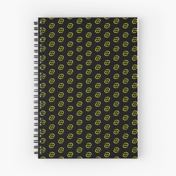 Item preview, Yellow Cancer Crab Zodiac Symbol Design designed and sold by pattern-archive.