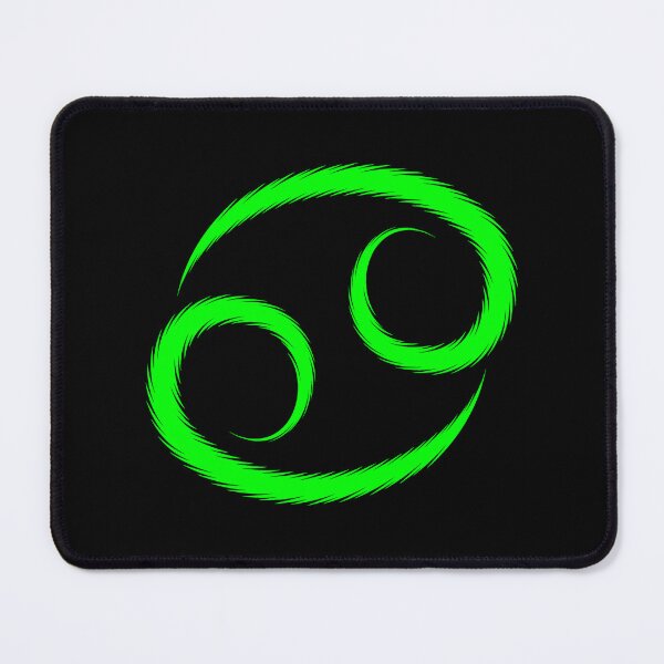 Item preview, Lime Cancer Crab Zodiac Symbol Design designed and sold by pattern-archive.