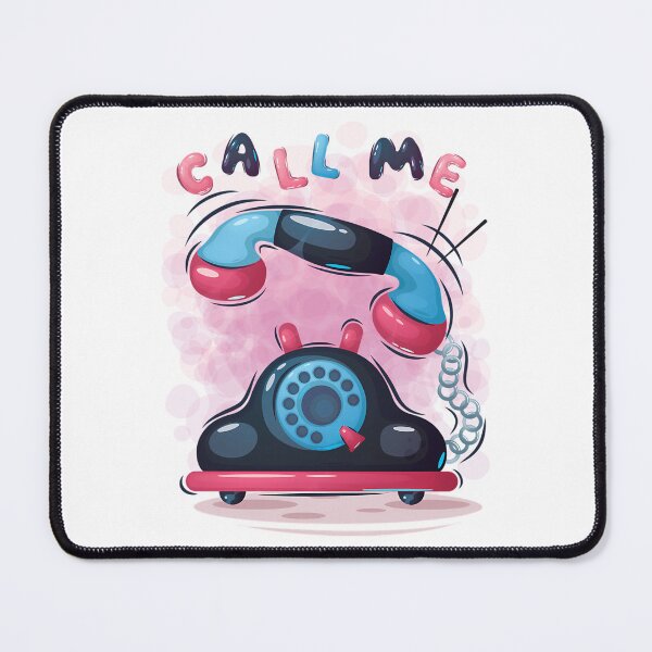 Item preview, Cute Kawaii Retro Telephone - Sweet Ringing Call Me Graphic designed and sold by OmaElza.