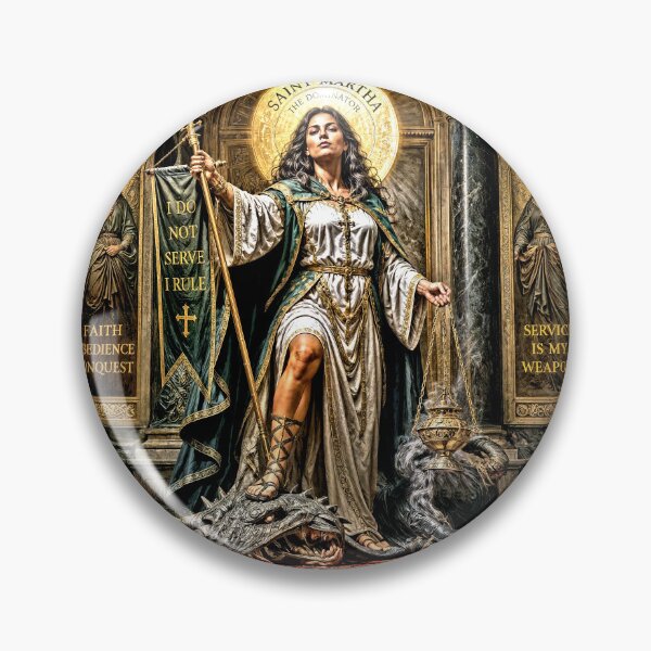 Item preview, Saint Martha the Dominator designed and sold by OvidiumArt.