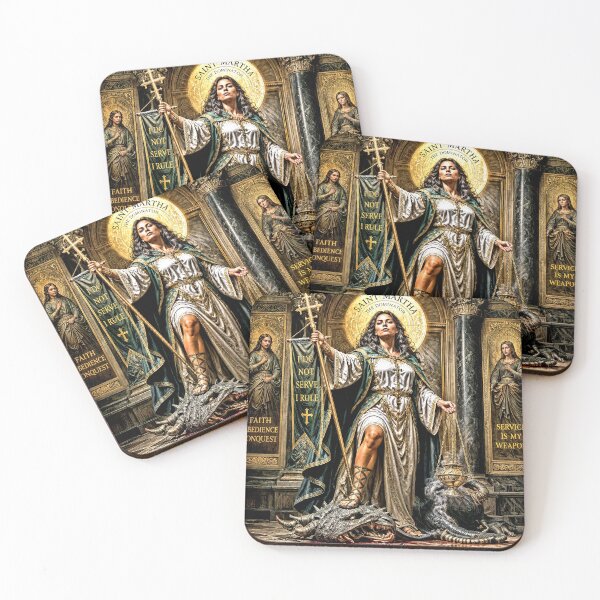 Item preview, Saint Martha the Dominator designed and sold by OvidiumArt.
