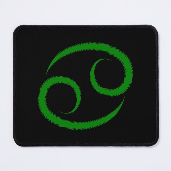 Item preview, Green Cancer Crab Zodiac Symbol Design designed and sold by pattern-archive.