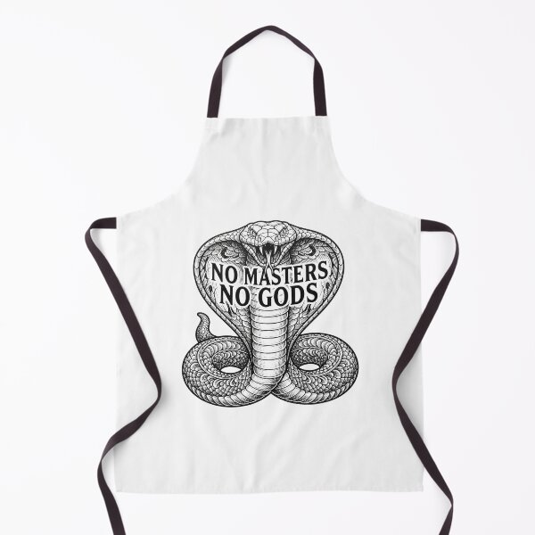 Item preview, No Masters No Gods Cobra Snake Socialist Anti Capitalist    designed and sold by Owcomm.