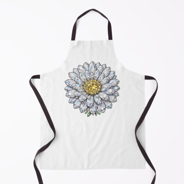 Item preview, White Daisy Crystal Sticker - Moonstone Yellow Diamond designed and sold by Crystal Critters .