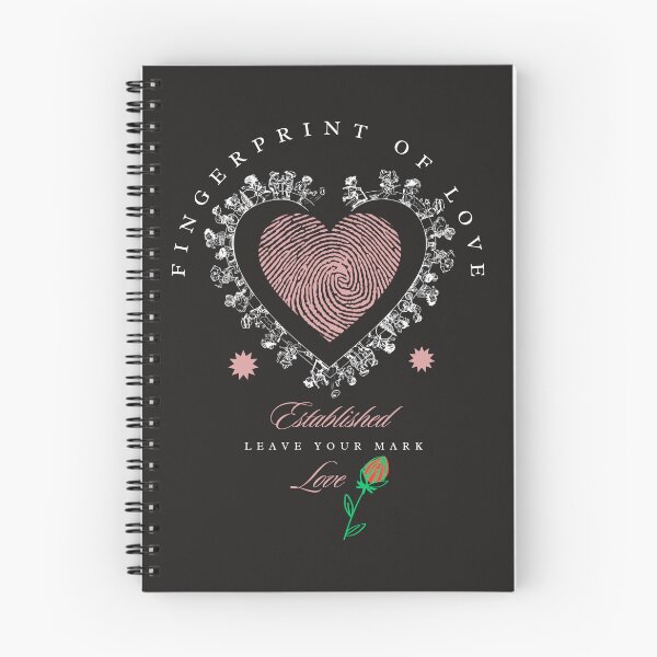 Item preview, Fingerprint Of Love — Leave Your Mark (Black) designed and sold by MusikalTales.