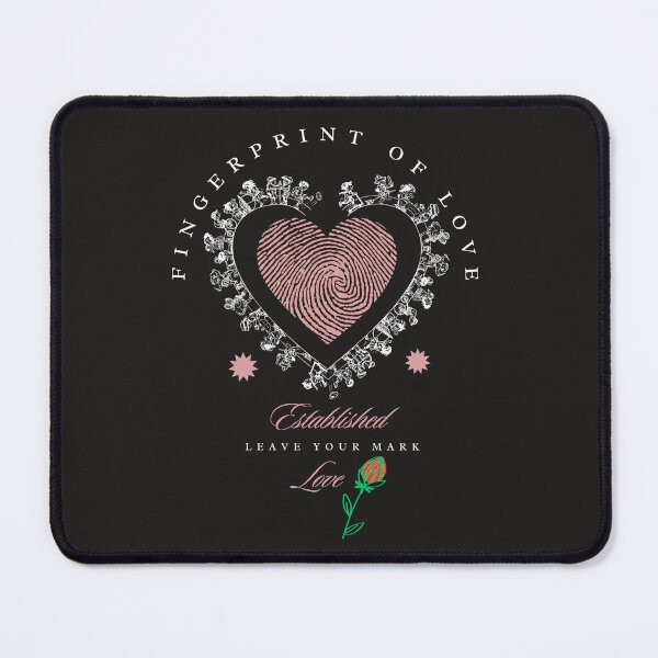 Item preview, Fingerprint Of Love — Leave Your Mark (Black) designed and sold by MusikalTales.
