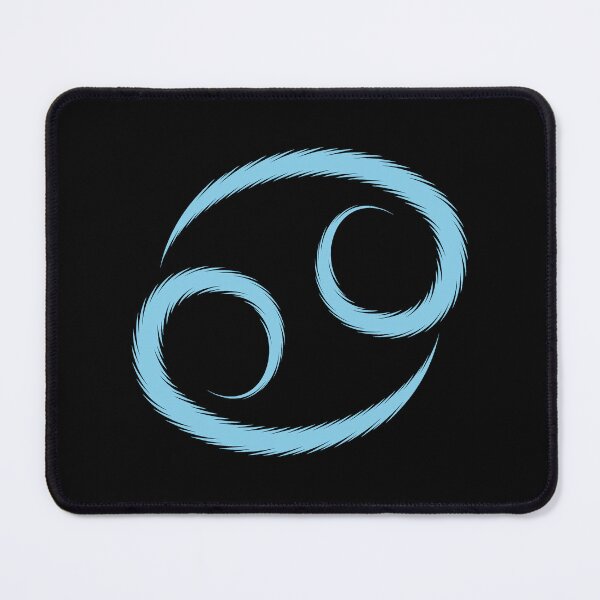 Item preview, Sky Blue Cancer Crab Zodiac Symbol Design designed and sold by pattern-archive.