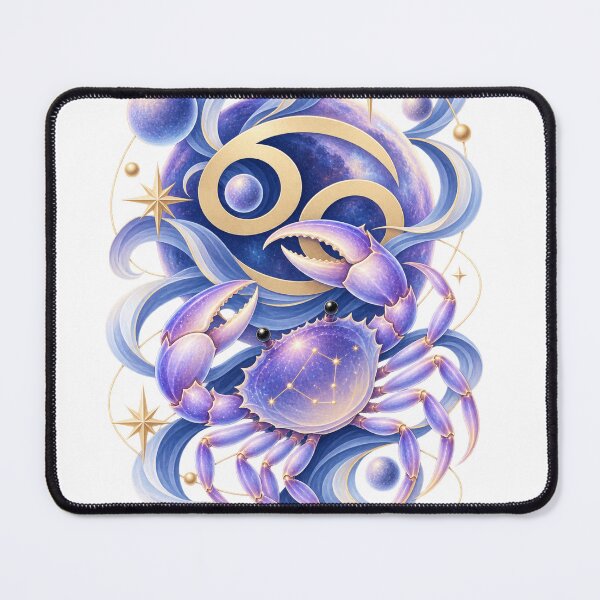 Item preview, Cancer Zodiac Crab Art designed and sold by tmoca.