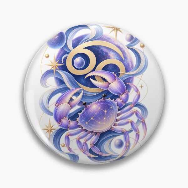 Item preview, Cancer Zodiac Crab Art designed and sold by tmoca.