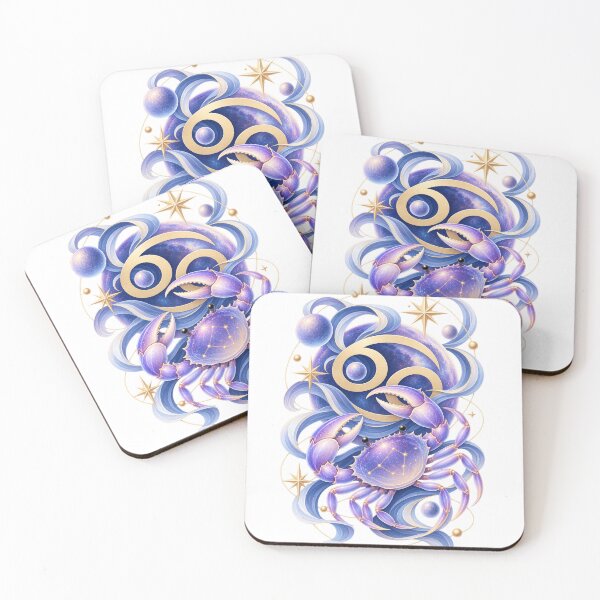 Item preview, Cancer Zodiac Crab Art designed and sold by tmoca.