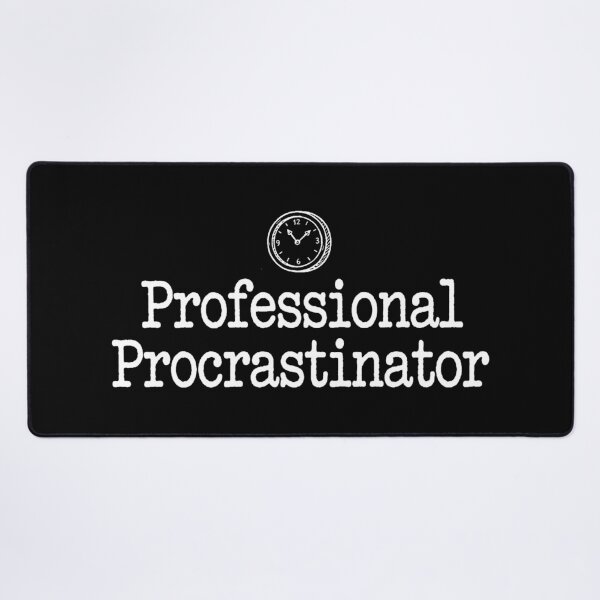 Item preview, Professional Procrastinator Funny Productivity Clock designed and sold by kanjxtan.