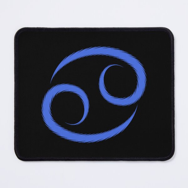Item preview, Royal Blue Cancer Crab Zodiac Symbol Design designed and sold by pattern-archive.