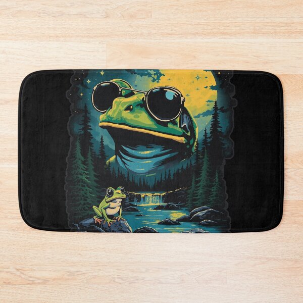 Item preview, Frog with sunglasses 90s wildlife designed and sold by aponwao.