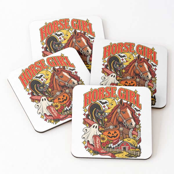 Item preview, Spooky Horse Girl Vintage Western Halloween designed and sold by justinhmorton.