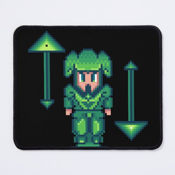 Item preview, Pixel Art Green Warrior - Fantasy RPG designed and sold by RetroRlx.