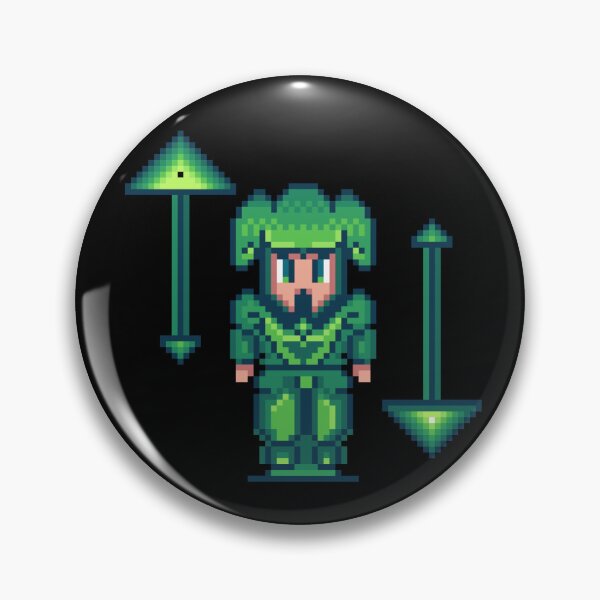 Item preview, Pixel Art Green Warrior - Fantasy RPG designed and sold by RetroRlx.