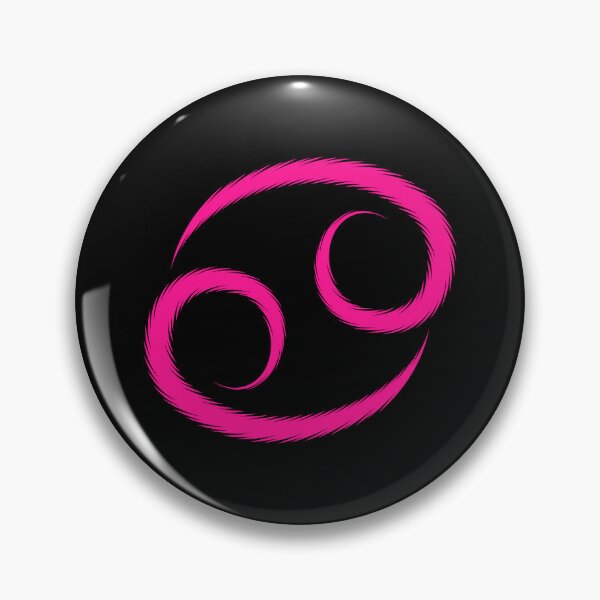 Item preview, Hot Pink Cancer Crab Zodiac Symbol Design designed and sold by pattern-archive.