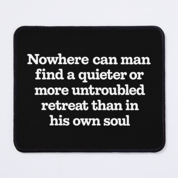 Item preview, The Untroubled Mind designed and sold by Quote Gallery.