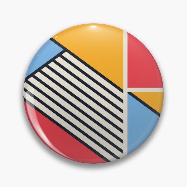 Item preview, Bauhaus color pattern designed and sold by Lifer Art and Design.