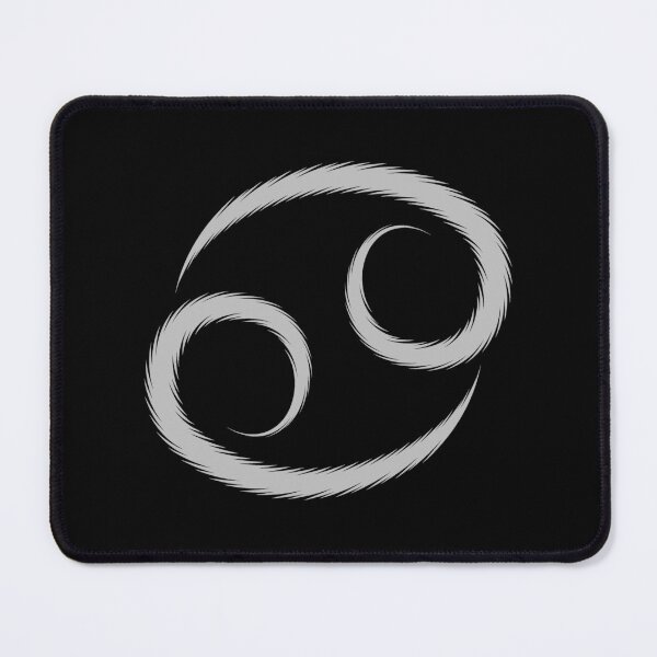 Item preview, Silver Cancer Crab Zodiac Symbol Design designed and sold by pattern-archive.