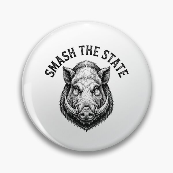 Item preview, Smash The State Wild Boar Graphic    designed and sold by Owcomm.