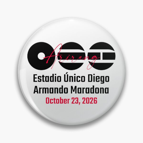 Item preview, BTS Arirang World Tour Estadio Único Diego Armando Maradona D2 designed and sold by MochiNelly Designs.