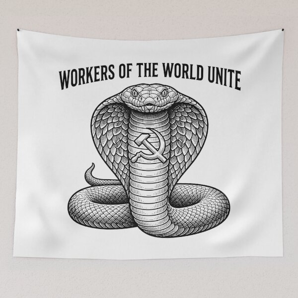 Item preview, Workers Of The World Unite Cobra designed and sold by Owcomm.