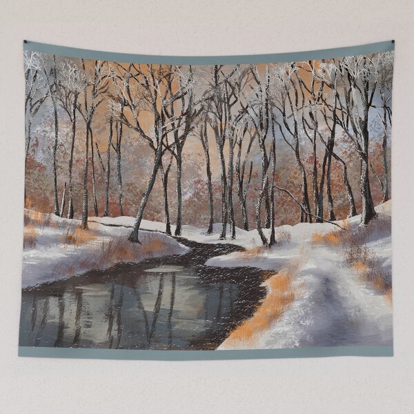 Item preview, First Snow At Hawlings Creek designed and sold by Lois Bryan.