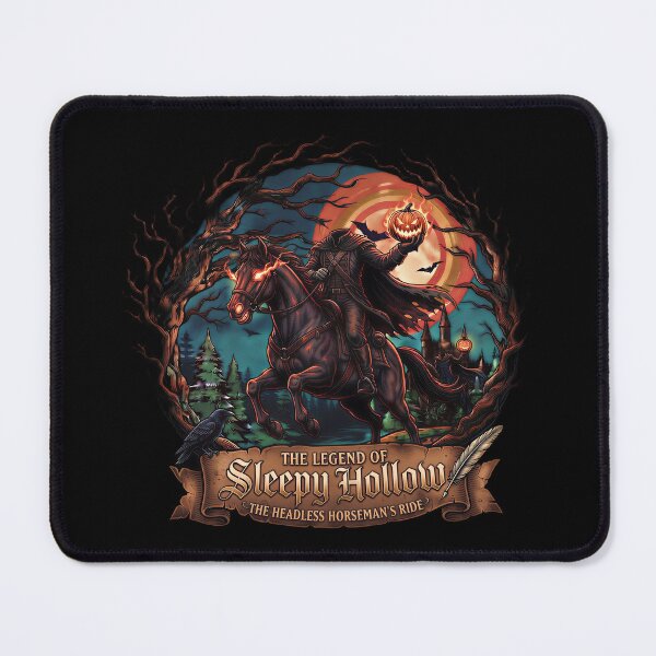 Item preview, Headless Horseman On Horse Pumpkin Halloween designed and sold by gear-posters.