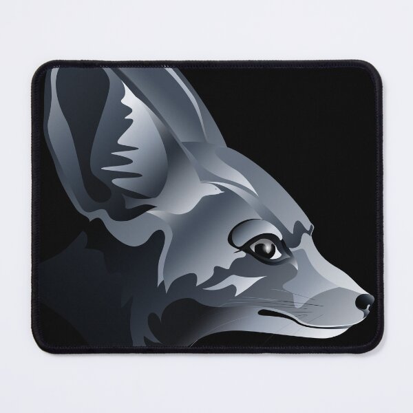 Item preview, Geometric Fox Portrait - Liquid Chrome Variant designed and sold by DB-Vector-Art.