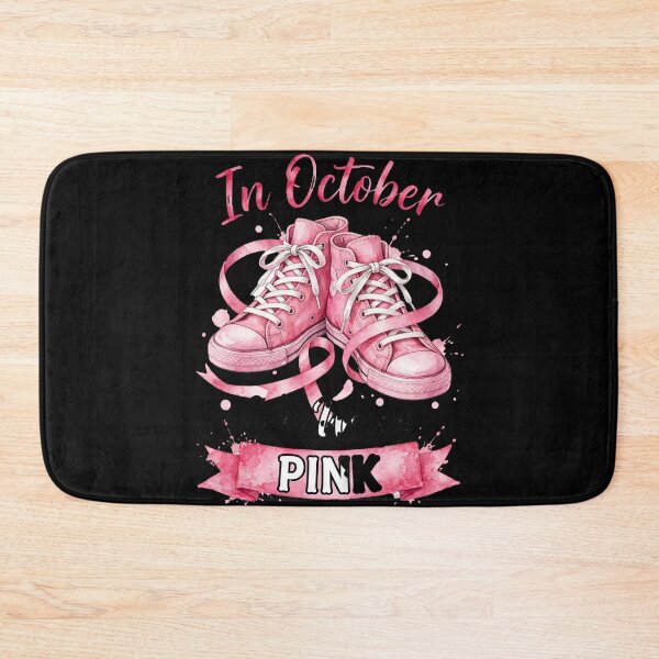 Item preview, In October We Wear Pink Shirt | Breast Cancer Awareness Shirt | Pink Ribbon Sneakers Shirt | October Pink Out Shirt Women designed and sold by Yassinejayed.