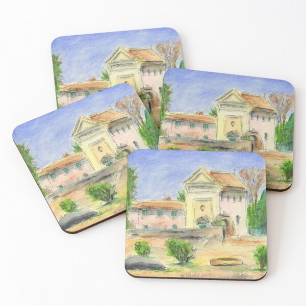 Item preview, The Church of Saint Sebastian from near the Barberini Vineyard on the Palatine, Rome designed and sold by LymphomaLass.