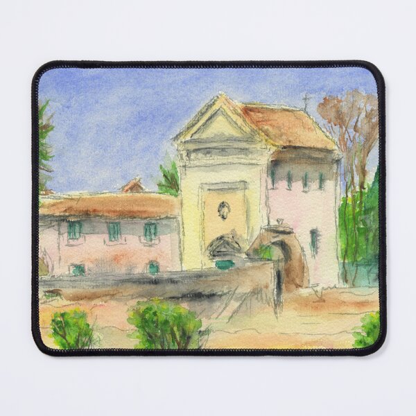 Item preview, The Church of Saint Sebastian from near the Barberini Vineyard on the Palatine, Rome designed and sold by LymphomaLass.