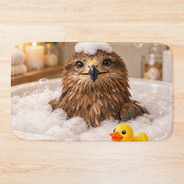 Item preview, Black Kite Bathtub Bubble Soak designed and sold by Sillytoe.