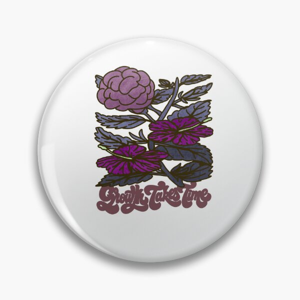 Item preview, Growth Takes Time Botanical Nature Patience Mindfulness designed and sold by SubtleStaticArt.
