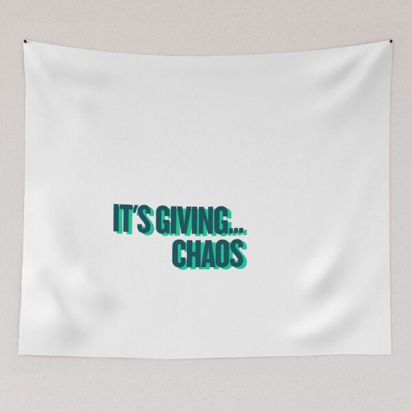 Item preview, IT'S GIVING... CHAOS designed and sold by Ifcitiesdesign.