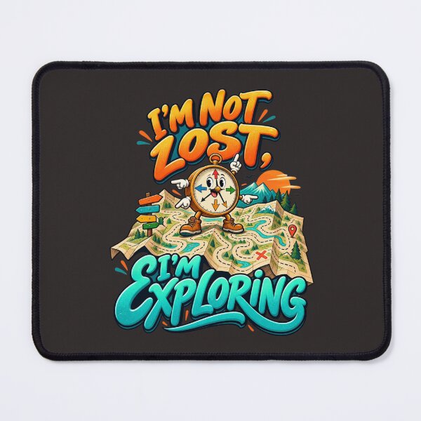 Item preview, Im Not Lost Im Exploring Compass designed and sold by MH Digital Studio .
